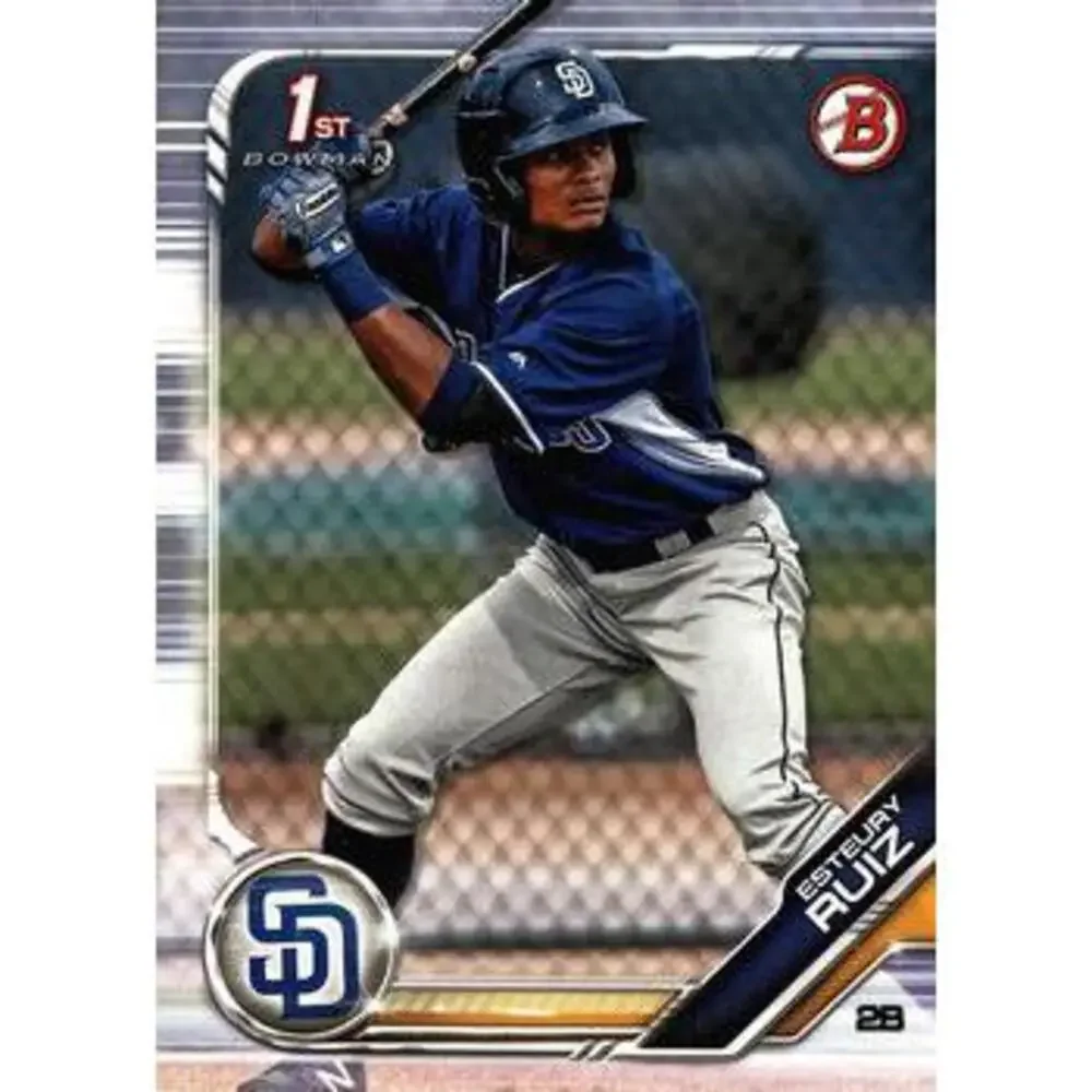 2019 Bowman Prospects Esteury Ruiz #BP-89 San Diego Padres
